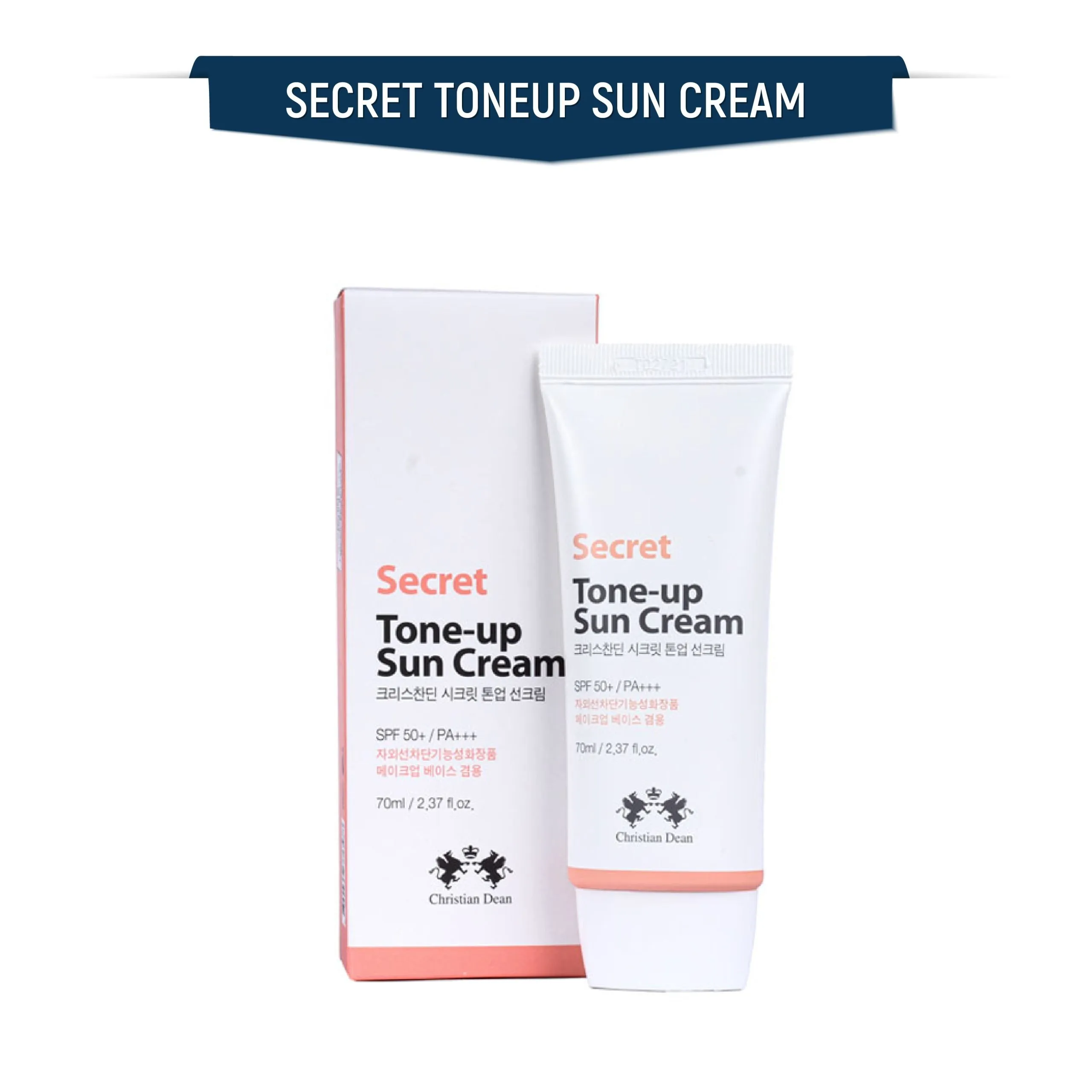 Christian Dean Secret Tone-Up Sun Cream with SPF50+ /PA+++ (70ml) Secret Tone-Up Sun Cream with SPF50 70ml, Christian Dean tone-up sun cream, SPF50+ PA+++ tone-up cream, Christian Dean sun protection cream, Secret tone-up sun cream, Brightening sun cream SPF50+, Tone-up sunscreen for daily use, Non-sticky sunscreen SPF50+, Skin tone correcting sun cream, Broad-spectrum UV protection cream, Hydrating tone-up sunscreen, Christian Dean sun cream 70ml, Korean tone-up sunscreen, Makeup base tone-up sunscreen, Long-lasting tone-up sun cream, Lightweight sunscreen with tone-up effect, Non-greasy tone-up sunscreen, Multi-purpose sunscreen SPF50+, Best tone-up sun cream SPF50+, Christian Dean brightening sunscreen, Daily sunscreen with tone-up effect, Flawless finish sunscreen SPF50+, UVA and UVB protection tone-up cream, Christian Dean SPF50+ tone-up cream, Sunblock with brightening effect, Tone-up cream for sensitive skin,