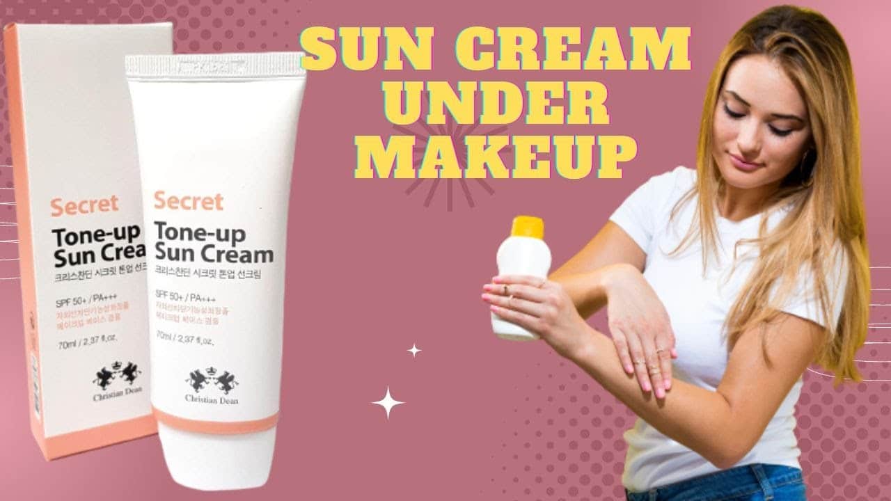 Christian Dean Secret Tone-Up Sun Cream with SPF50+ /PA+++  (70ml)