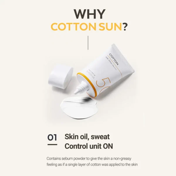 Missha All Around Safe Block Cotton Sun SPF50 PA1 1