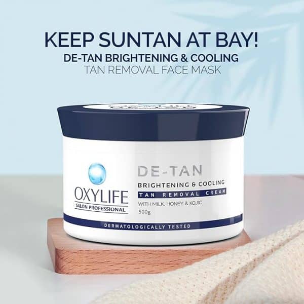 Oxylife Salon Professional Detan Brightening Lightening Tan Removal Pack 500g1