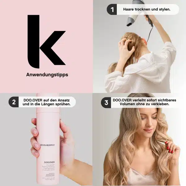 KEVIN.MURPHY DOO.OVER - Dry Powder Finishing Hair Spray - For All Hair Types Lengths