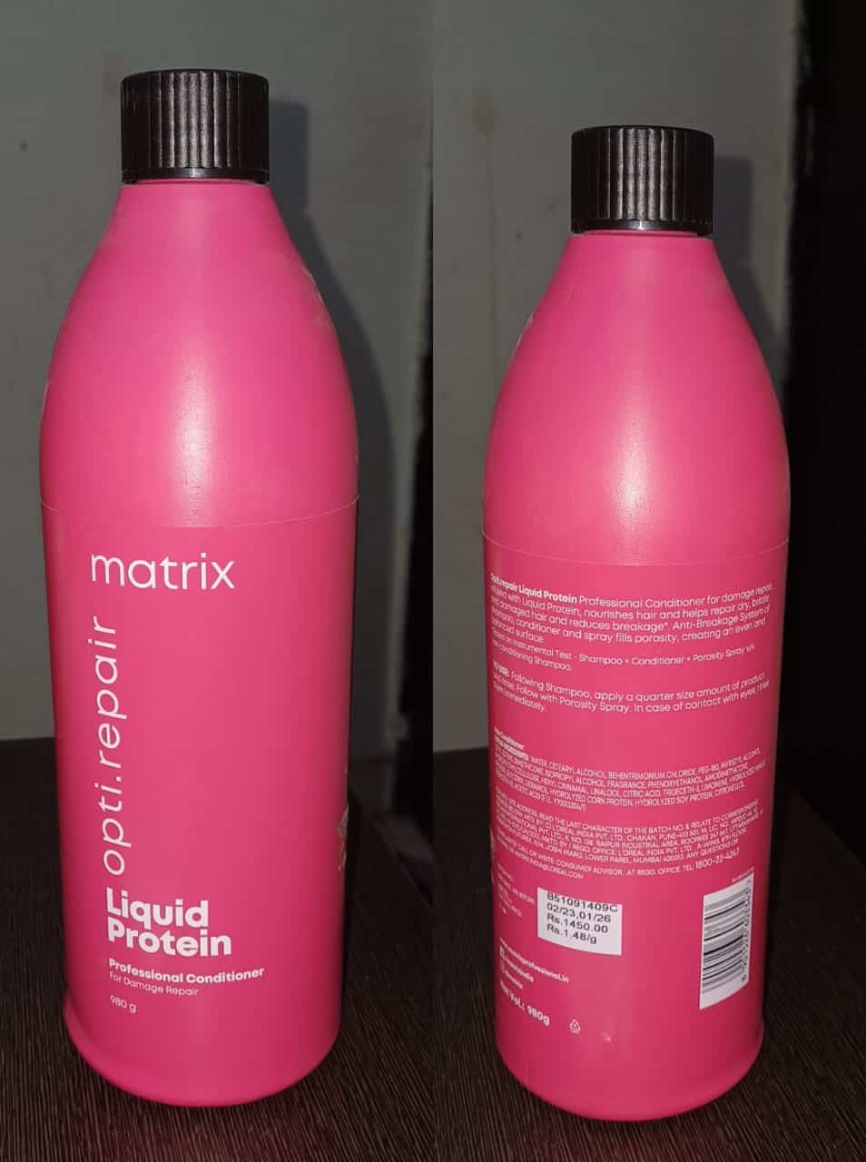 Matrix Opti.Repair Liquid Protein Professional Conditioner for Damaged Hair 980g