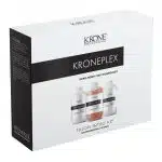 Kroneplex bond repair, professional hair treatment, triple bond plex, salon hair treatment, hair strengthening treatment, hair damage repair, keratin repair treatment, bond-building haircare, salon-quality hair repair, Kroneplex hair kit,Krone Professional bond repair" or "Triple bond plex treatment