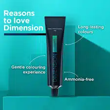 Godrej Professional Dimension No Ammonia Creme Hair Colour No 3 Deep Black 70g