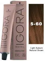 Schwarzkopf Professional Igora Royal Absolutes 5-60 Light Brown Auburn Natural 60ml
