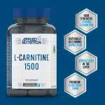 applied nutrition, l-carnitine 1500, fat metabolism support, energy booster supplement, 120 capsules, vegan l carnitine, stimulant free fat burner, endurance support, pre workout carnitine, informed sport tested, amino acid for energy, applied nutrition l-carnitine 1500, l carnitine fat metabolism, l-carnitine 1500 120 capsules, carnitine supplement for energy, l carnitine for fat loss, carnitine vegan capsules, l carnitine pre workout support, applied nutrition supplements india, carnitine endurance booster, l-carnitine recovery support,Applied Nutrition L-Carnitine 1500mg - Carnitine Supplement Premium L-Tartrate Form, High Strength, Energy Boost & Weight Management (120 Capsules - 60 Servings) pinkbliss india