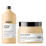 L'Oréal Professionnel Serie Expert Absolut Repair Shampoo (1500ml) and Mask (500ml) Combo - Image 3
