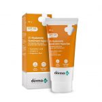The Derma Co 1% Hyaluronic Sunscreen Aqua Gel SPF 50 PA++++ For Oily/Acne-Prone Skin, Men & Women - 80g
