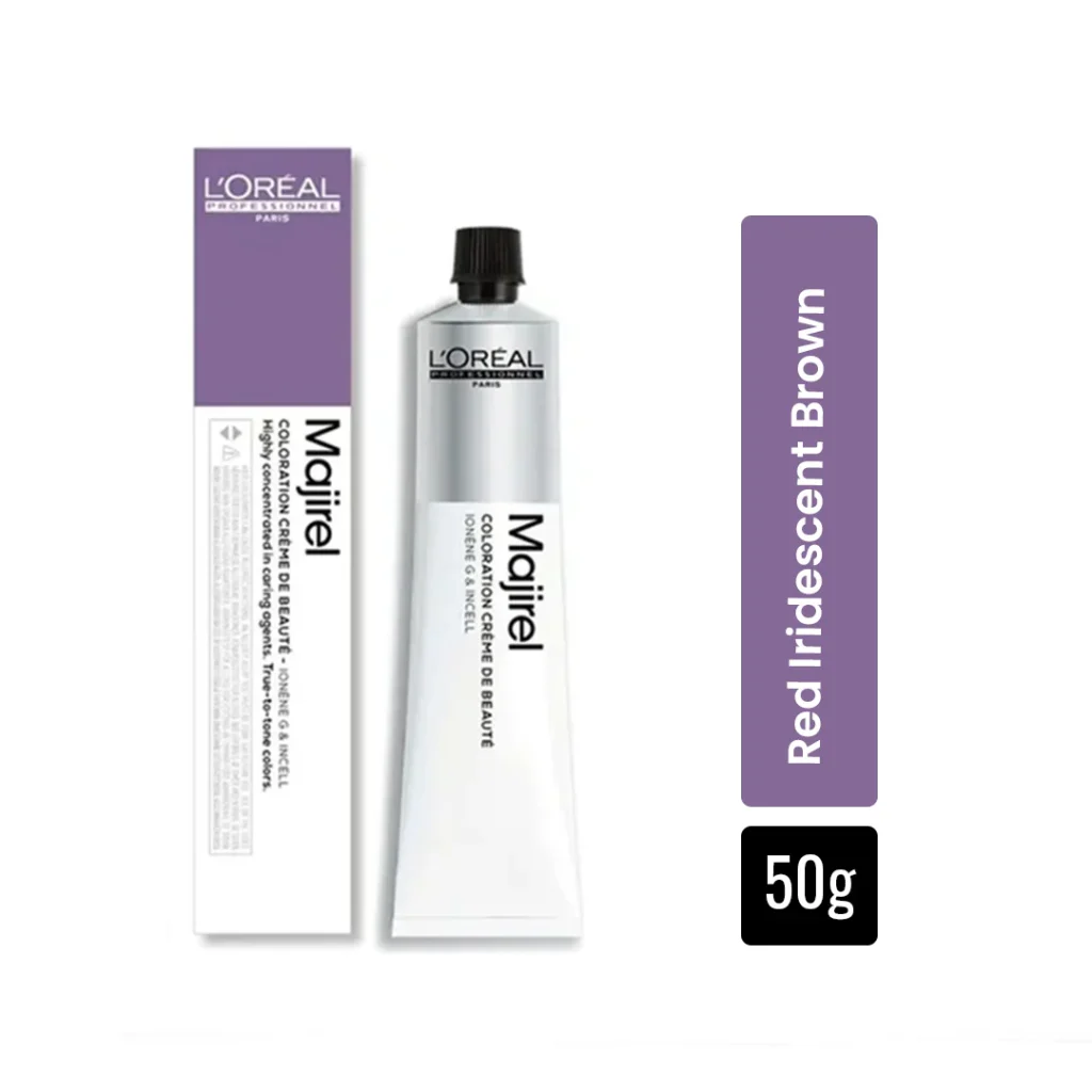 L'Oréal Professionnel Paris Majirel 4.26 Red Iridescent Brown permanent hair color original product available on PinkBliss India