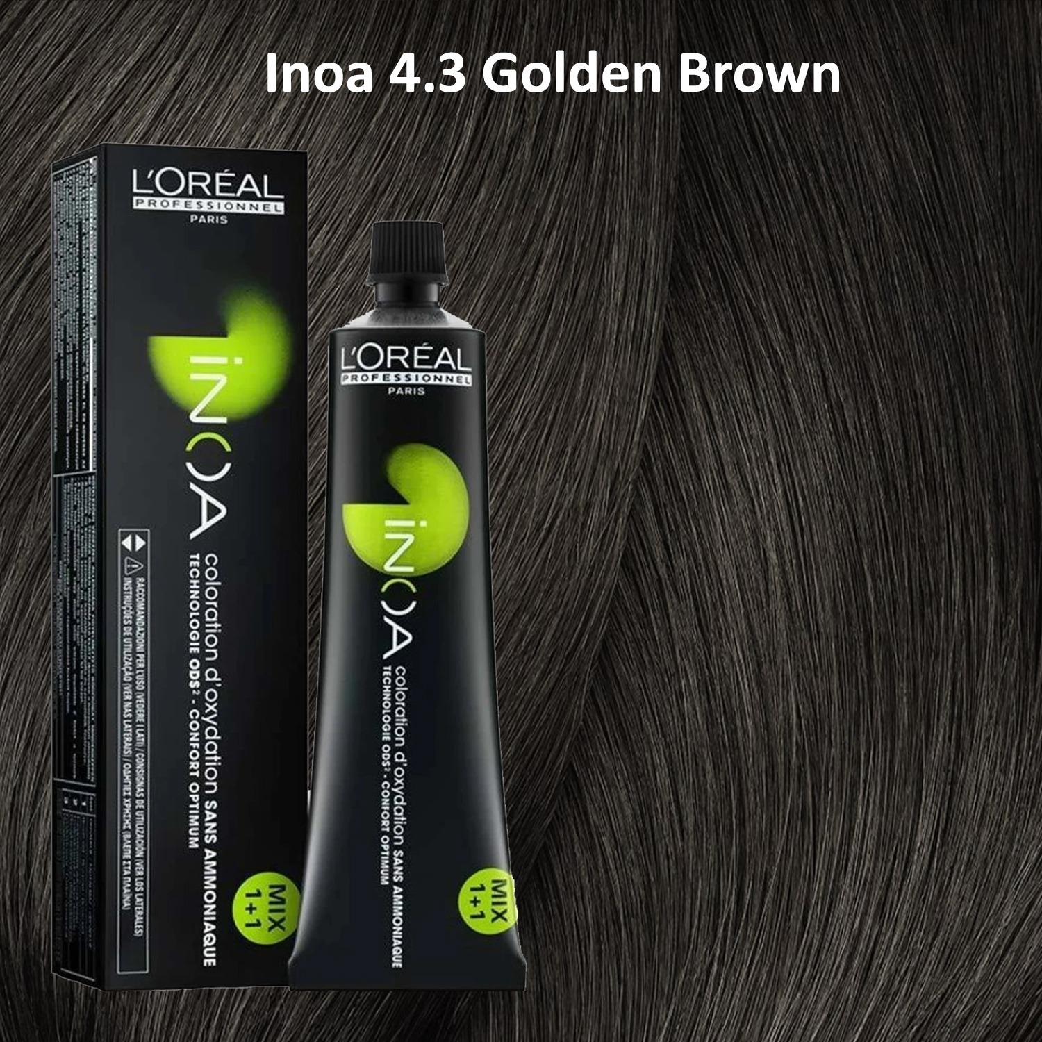L'oreal Professionnel Paris INOA 4.3 Golden Brown - 60g