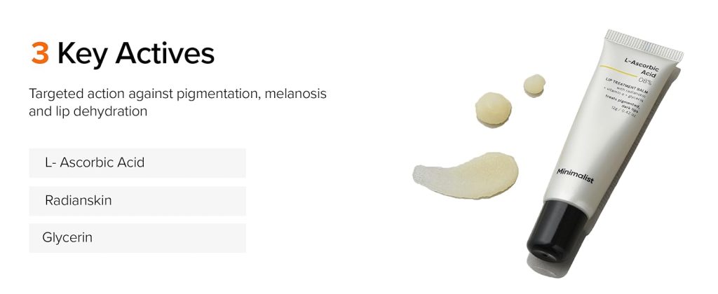 Minimalist 8 L Ascorbic Acid Lip Treatment Balm 12gm1