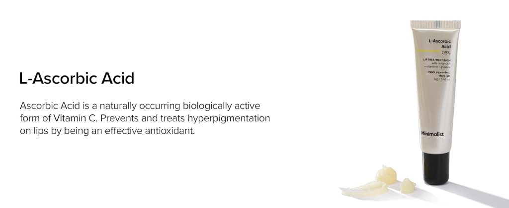 Minimalist 8 L Ascorbic Acid Lip Treatment Balm 12gm2