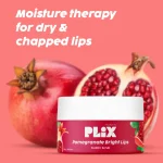 PLIX Pomegranate Lip Exfoliating Scrub For Dark, Dry & Chapped Lips, With Cocoa Butter & Vitamin E (15gm) - Image 4