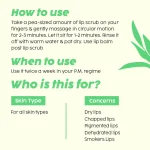 PLIX Pomegranate Lip Exfoliating Scrub For Dark, Dry & Chapped Lips, With Cocoa Butter & Vitamin E (15gm) - Image 2