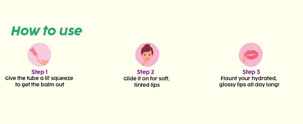 Plix Guava Glowy Lip Tinted Balm 10gm6