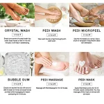 O3+ Pedilogix Bubblegum Manicure Pedicure Kit for Hands & Feet (55gm+10ml) - Image 2