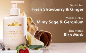 mCaffeine Breeze Perfume Body Lotion 300ml