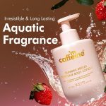 mCaffeine Summer Breeze Perfume Body Lotion 300ml | Niacinamide, Cocoa & Shea Butter For Deep Moisturization - Image 3