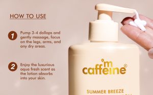 mCaffeine Breeze Perfume Body Lotion 300ml6