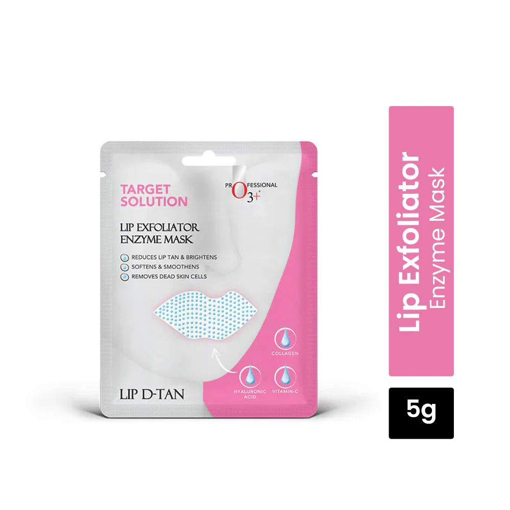 O3+ Lip Exfoliator Enzyme Mask 5g- Pack of 3