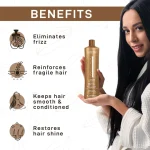 Cadiveu Brasil Cacau anti frizz shampoo and conditioner hair care combo for frizzy and unruly hair