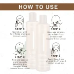 Original Cadiveu Brasil Cacau Anti Frizz shampoo and conditioner combo 600ml for professional hair smoothing care