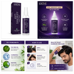 Krone Professional anti dandruff hair tonic for all hair types helps control flakes and scalp issues