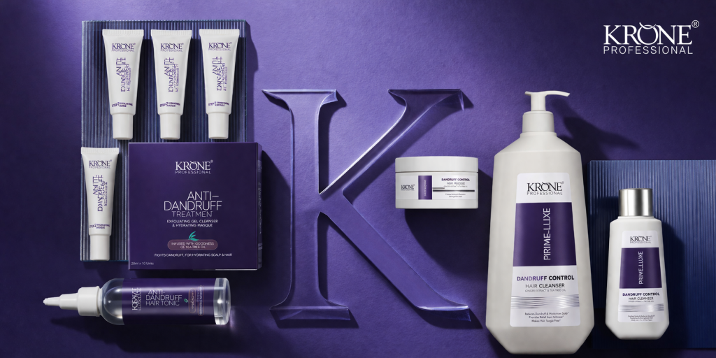 Krone Professional Anti-Dandruff Treatment 200ml (Cleanser and Mask)