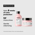 L'Oréal Professionnel Vitamino Color shampoo 1500ml and mask 500ml combo for colored hair original product available on PinkBliss India