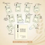 FYC PROFESSIONAL Korean Glass Skin Rice Water Facial Kit 9 Steps 183g - Image 3
