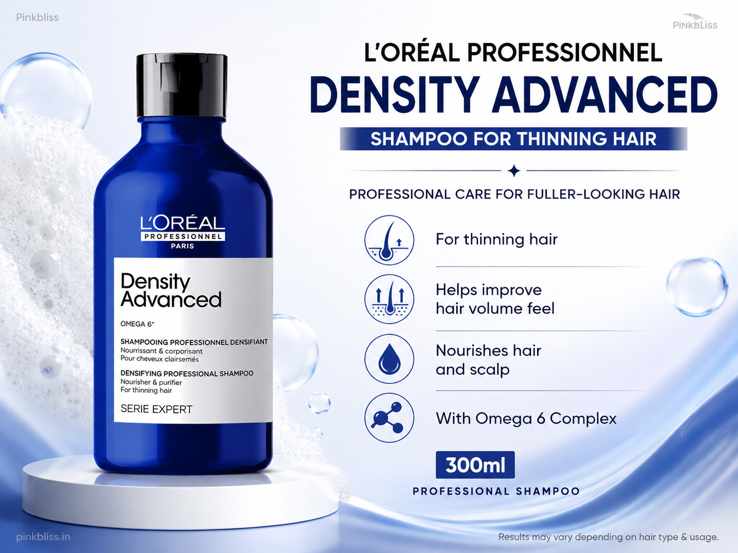L’Oréal Professionnel Density Advanced Shampoo For Thinning Hair 300ml