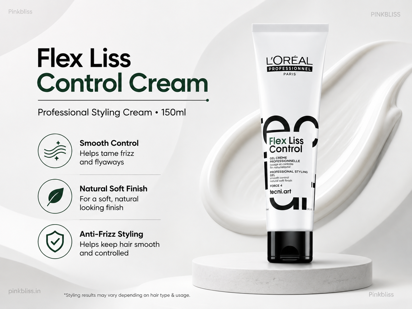 L’Oréal Professionnel Tecni Art Flex Liss Control Cream 150ml