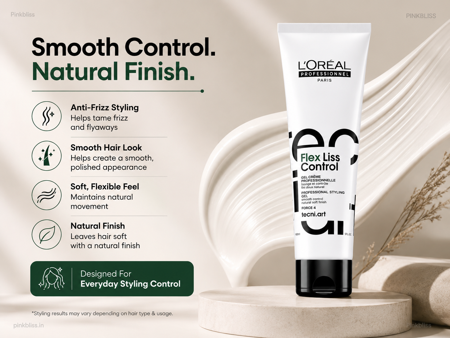 L’Oréal Professionnel Tecni Art Flex Liss Control Cream 150ml