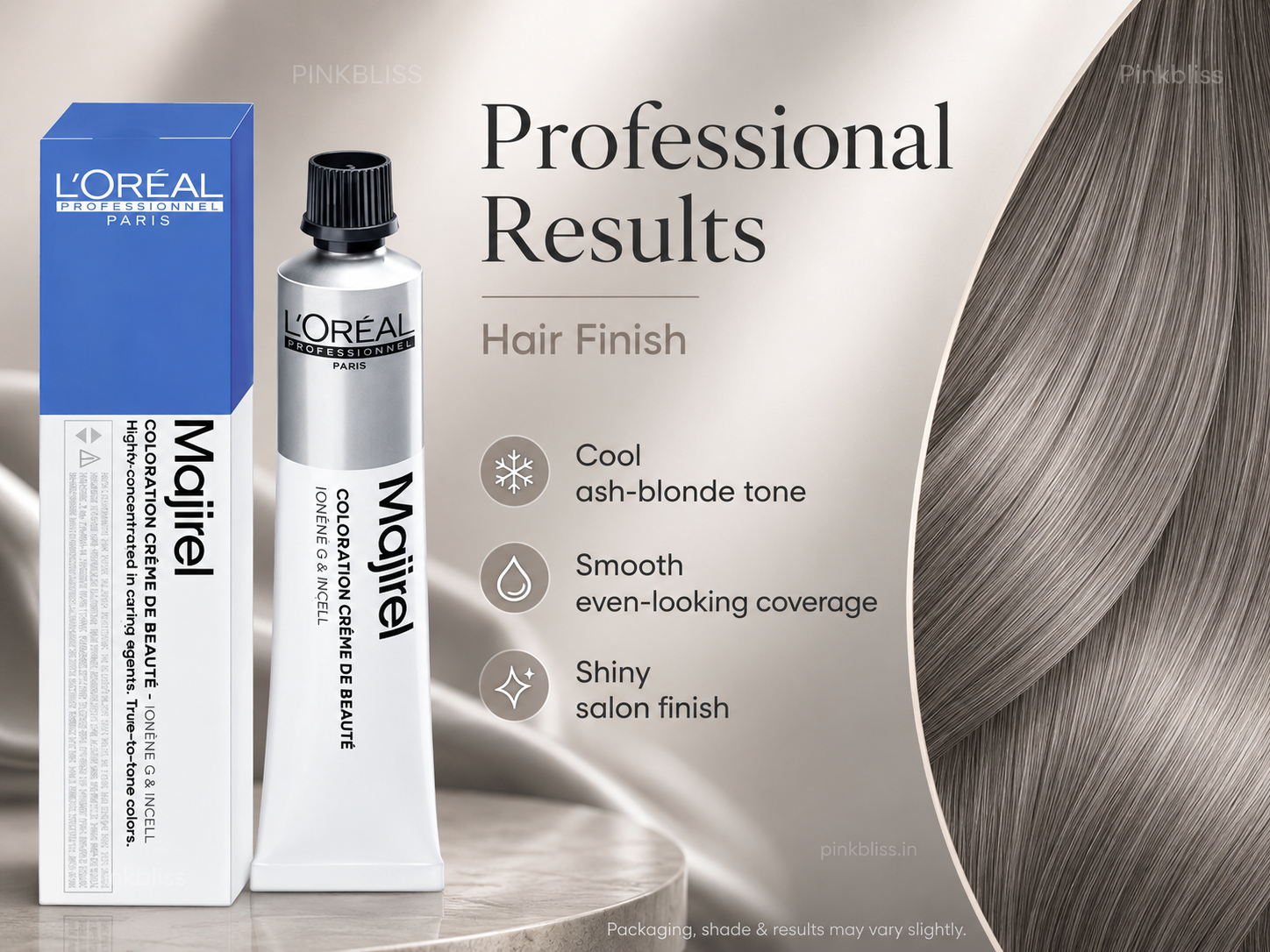 L’oreal Professionnel Paris Majirel Hair Color 8.11 (Light Deep Ash Blond) 60ml