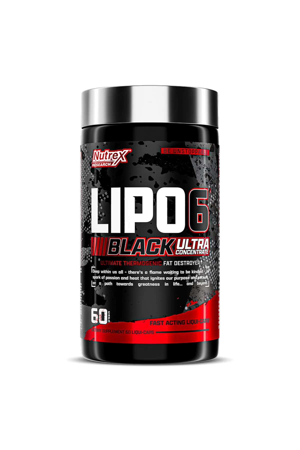 Nutrex Research LIPO-6 Black Ultra Concentrate (60 Caps) Liqui‑Caps