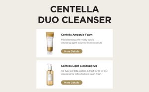 SKIN1004 Madagascar Centella Light Cleansing Oil 200ml | Gentle Oil Cleanser for Face, Korean Facial Cleanser, Double Cleansing