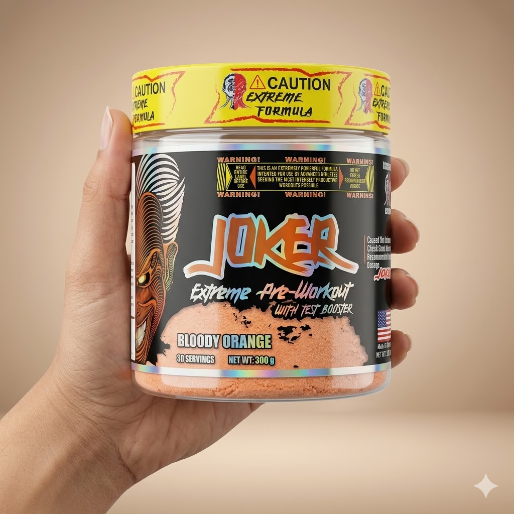 Terror Labz Joker, Extreme Pre-Workout (Bloody Organge) 30 SERVINGS