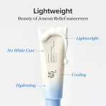 Beauty of Joseon Korean skincare lightweight sunscreen for daily use hydration and no white cast