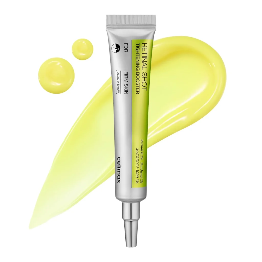 Celimax Vita A retinal shot tightening booster serum 15ml for wrinkles pores and firm skin original product available on PinkBliss India