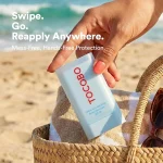 Tocobo cotton soft sun stick SPF50 PA++++ for matte oil free sun protection and easy reapplication