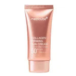 Medicube Collagen Firming Sun Cream SPF50+ PA++++ 50ml | Korean Sunscreen for Anti-Aging, Hydration & Glass Skin Glow