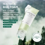 SKIN1004 Tea Trica BHA foam 125ml genuine Korean skincare cleanser available at PinkBliss India