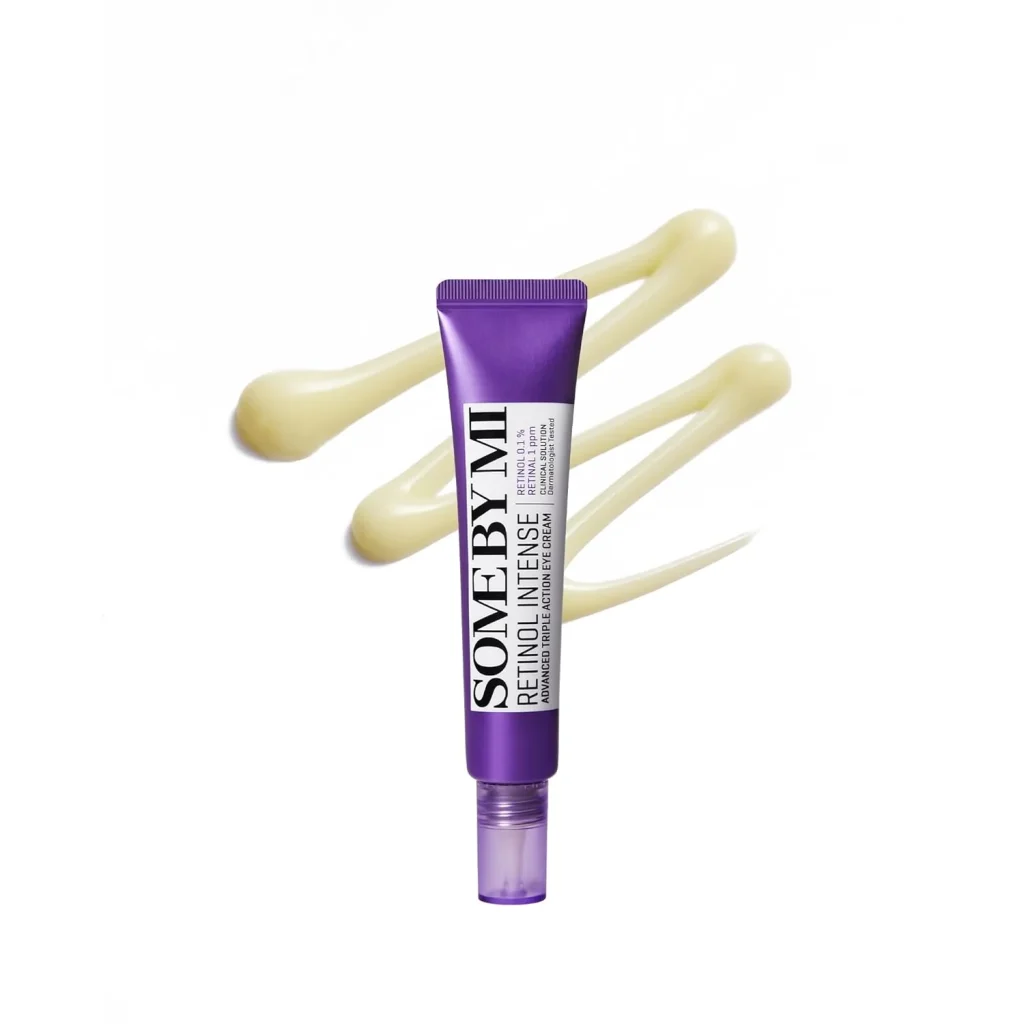 Some By Mi retinol intense advanced triple action eye cream 30ml for wrinkles and dark circles original product available on PinkBliss India