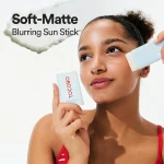 Tocobo cotton soft sun stick with matte finish oil control SPF50 PA++++ for daily sun protection