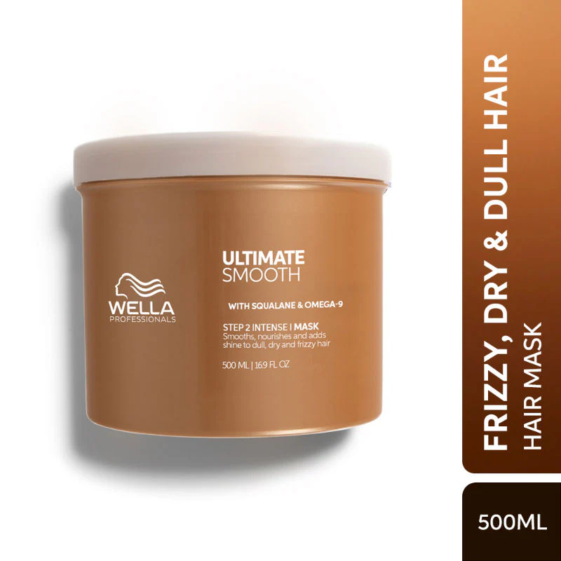 Wella Professionals Ultimate Smooth Mask 500ml original hair care product available on PinkBliss India