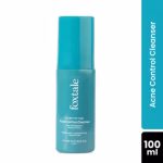 Foxtale Acne Control Cleanser with Salicylic Acid & Niacinamide, Controls Oil & Fights Acne 100ml