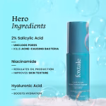 Foxtale Acne Control Cleanser with Salicylic Acid & Niacinamide, Controls Oil & Fights Acne 100ml - Image 3