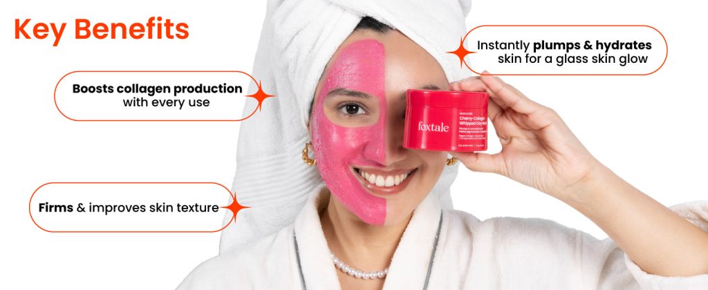 Foxtale Cherry Collagen Whipped Clay Mask 75g1 1