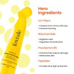 Foxtale SPF 70 PA++++ Mattifying Sunscreen With Niacinamide Provitamin B5 Vitamin E 50ml - Image 3