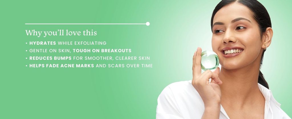 Foxtale Salicylic Acid AHA BHA Exfoliating Serum For Reduces Blackheads & Whiteheads 30ml